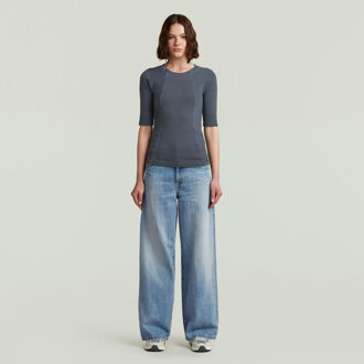 G-Star skater high loose jeans d25286-d499 h563 vintage stratus blue Indigoblauw - 28-32