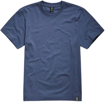 G-Star T-Shirt- G-S Essential Loose R-N S/S G-star , Blue , Heren - Xl,L,M,S,Xs