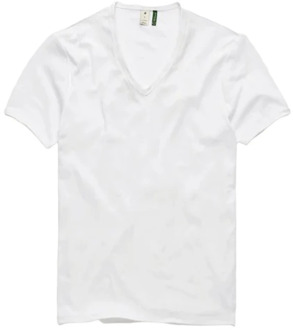 G-Star T-shirt v-n k/m G-star , White , Heren - Xs,2Xs
