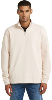 G-Star Tweeter half zip ls - maat L Beige
