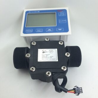 G1-1/2 "G1.25 DN32 Waterhoeveelheidmeter Sensor Teller Indicator + Lcd Display Kwantitatieve Controller 1-120L/Min