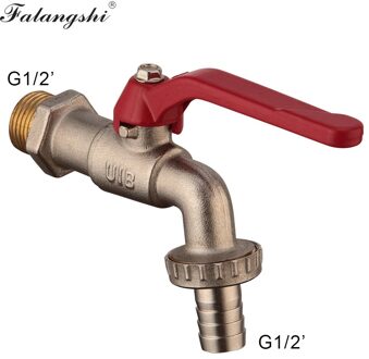 G1/2, G3/4 Bibcock Messing Kraan Outdoor Tuin Kranen Wc Mop Kraan WB8505