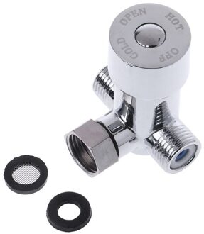 G1/2 & Koud Water Mengkraan Thermostatische Mixer Twee In & Een Out Y08A