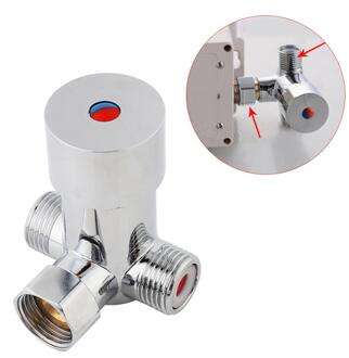 G1/2 Warm Koud Water Mengkraan Mixer Verstelbare Temperatuurregeling Voor Badkamer Douchekop Kraan Tap