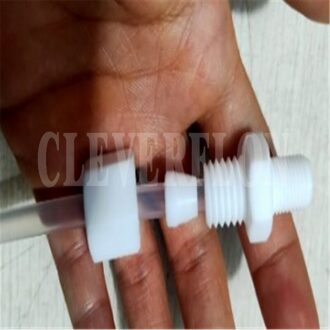 G1/4 End 6Mm Ptfe F4 Enkele Ferrule Buisfitting 3Pcs