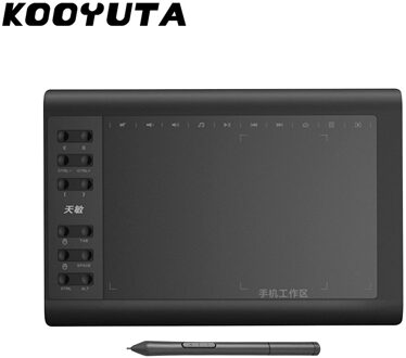 G10 Grafische Digitale Tekening Tablet 8192 Niveau 5080 Lpi Animatie Digitale Board Ondersteuning Telefoon Verbinding Op