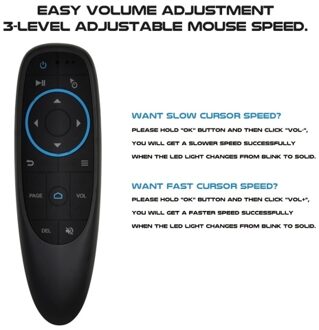 G10BTS Remote Control Bluetooth 5.0 Air Mouse IR Learning Gyroscope Wireless Infrared Remote Control for Android TV Box HTPC PCTV