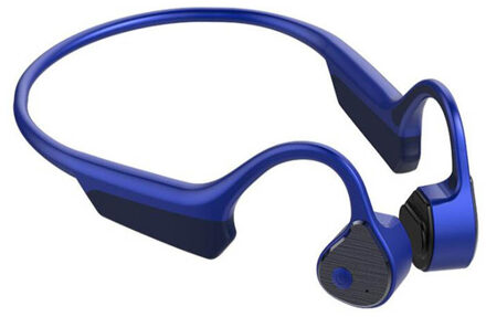 G18 Draadloze Bluetooth Hoofdtelefoon Beengeleiding Oortelefoon Outdoor Sport Waterdichte Lange Standby-tijd Headset Met Microfoon PR09-blauw
