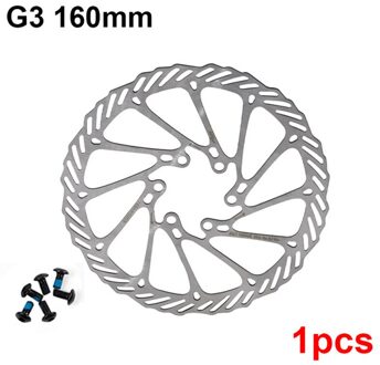 G3 Fiets Rem Cs Sweep Schijfrem Blok Voering Remschijven Mtb Brake Pad 160/180Mm Met 12 bouten Systeem Disc Fietsonderdelen 1stk 160MM G3