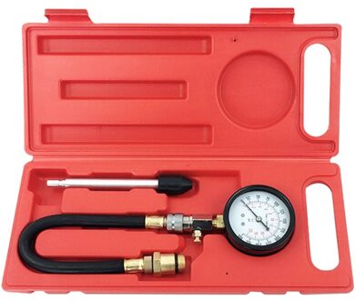 G324 0-300PSI Compressie Motor Cilinder Tester Manometer Tester Kit Car Diagnostic Tool