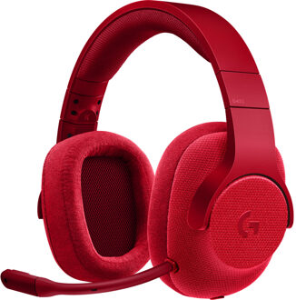 G433 7.1 Surround Sound Gaming Headset Rood