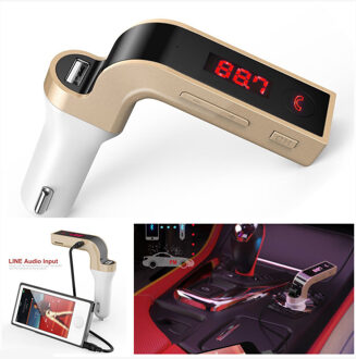 G7 Bluetooth Handsfree Car Kit Fm-zender Radio MP3 Speler Usb Lader & Aux