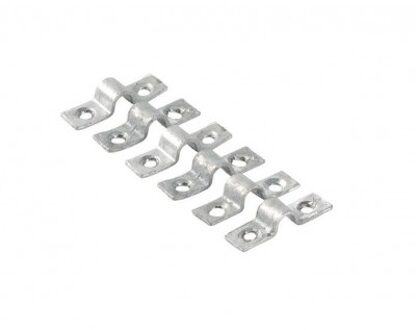 Gaaspaneelklemmen Verzinkt 6 Stuks Black