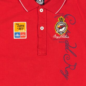 Gaastra Kinderpolo met korte mouwen en reverskraag 37700054 Rood
