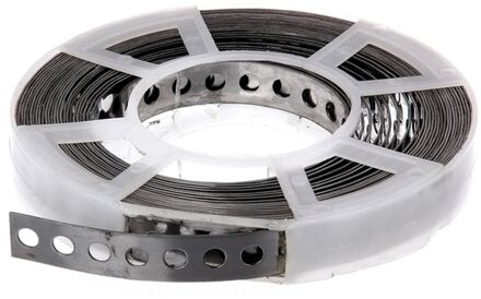 Gaatjesband - Rvs - 17mm X 10m