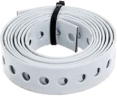 Gaatjesband - Wit Verzinkt Staal - 17mm X 1,5m