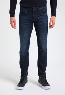 Gabbiano Atlantic heren regular jeans dark blue Blauw - 30-32
