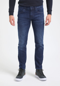 Gabbiano Atlantic heren regular jeans mid blue Blauw - 29-32