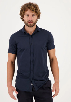 Gabbiano Heren overhemd 334551 301 navy Blauw - XXL