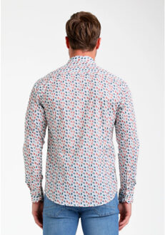 Gabbiano Heren overhemd 335539 102 ecru - maat XXXL Blauw