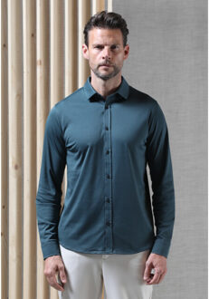 Gabbiano Heren overhemd tone 333510 5001 forest green - maat XL Groen