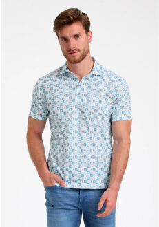 Gabbiano Heren polo 235537 4001 bright blue Blauw - XXXL