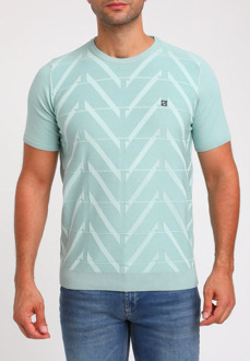 Gabbiano Heren shirt 154570 599 sea green Blauw - XXXL