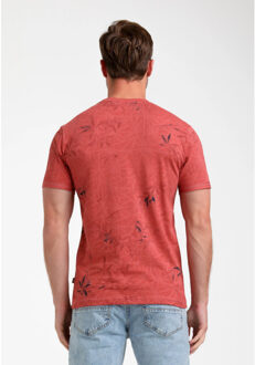 Gabbiano Heren shirt 155513 4000 deep coral Rood - XXXL