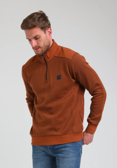 Gabbiano Heren sweater 774272 410 copper Bruin - L