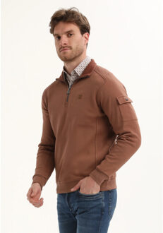 Gabbiano Heren sweater 775776 5701 clay - maat L Bruin