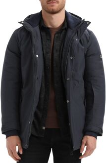 Gabbiano Long Canvas Parka Winterjas Heren - S