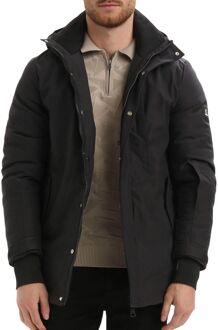 Gabbiano Long Canvas Parka Winterjas Heren