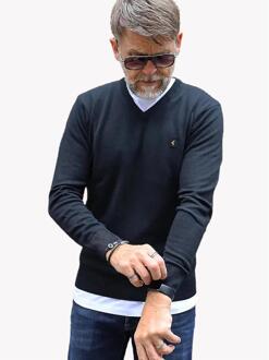 Gabicci | Heren Trui met V-Hals - maat Zwart