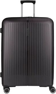 Gabol Brooklyn Large Trolley Expandable grey hardcase koffer Grijs - H 75 x B 51 x D 31 cm