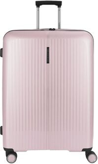 Gabol Brooklyn Large Trolley Expandable pink hardcase koffer Roze - H 75 x B 51 x D 31 cm