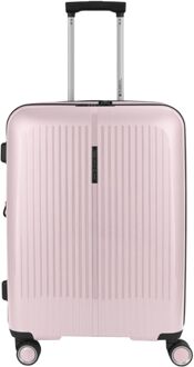 Gabol Brooklyn Medium Trolley Expandable pink hardcase koffer Roze - H 65 x B 45 x D 27 cm