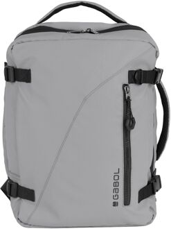 Gabol Canada Cabin Backpack XS gris weekendtas handbagage Grijs - H 40 x B 30 x D 20 cm