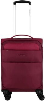 Gabol Cloud Cabin Trolley 55 cm bordeaux zachte koffer lichtgewicht koffer Rood - H 55 x B 38 x D 20 cm