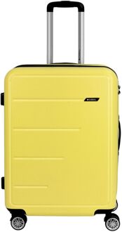 Gabol Future Plus Trolley 66 amarilla hardcase koffer Geel - H 66 x B 47 x D 27 cm