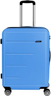 Gabol Future Plus Trolley 66 celeste hardcase koffer Blauw - H 66 x B 47 x D 27 cm