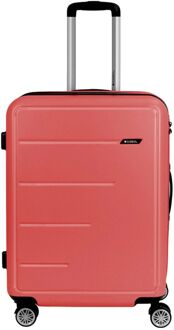Gabol Future Plus Trolley 66 coral hardcase koffer Roze - H 66 x B 47 x D 27 cm