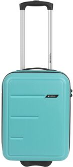 Gabol Future Plus Underseater turquesa hardcase koffer lichtgewicht koffer Blauw - H 44 x B 30 x D 20 cm