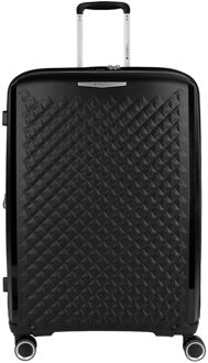 Gabol Queens Trolley Large negro hardcase koffer Zwart - H 75 x B 51 x D 31 cm