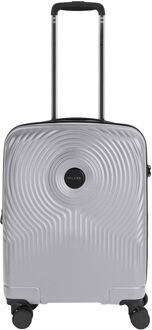 Gabol Radar Cabin Trolley plata hardcase koffer Zilver - H 55 x B 40 x D 20 cm