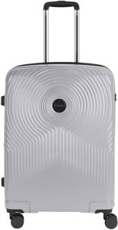 Gabol Radar Medium Trolley plata hardcase koffer Zilver - H 65 x B 45 x D 28 cm