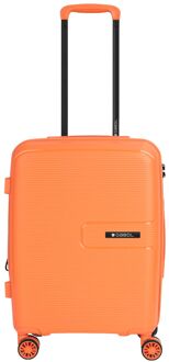 Gabol Steady Cabin Trolley orange hardcase koffer Oranje - H 54 x B 39 x D 22 cm