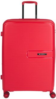 Gabol Steady Trolley L red hardcase koffer Rood - H 74 x B 50 x D 29 cm