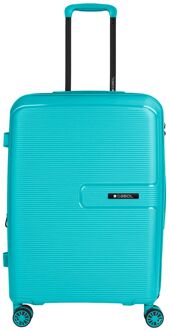 Gabol Steady Trolley M blue hardcase koffer Blauw - H 65 x B 45 x D 26 cm