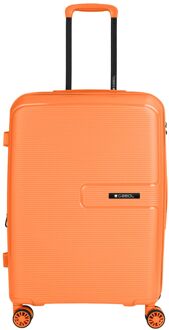 Gabol Steady Trolley M orange hardcase koffer Oranje - H 65 x B 45 x D 26 cm