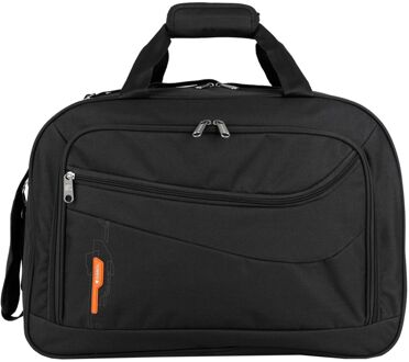 Gabol Week Eco Travel Bag black weekendtas handbagage Zwart - H 35 x B 50 x D 23 cm